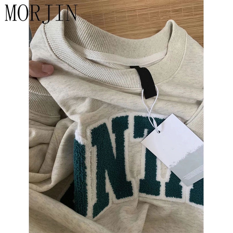 Áo Sweater Morjin Nỉ Chân Cua ONTAN Dáng Rộng Áo Cổ Tròn Nỉ Da Cá Phong Cách Hàn Quốc Mùa Thu Đông | BigBuy360 - bigbuy360.vn