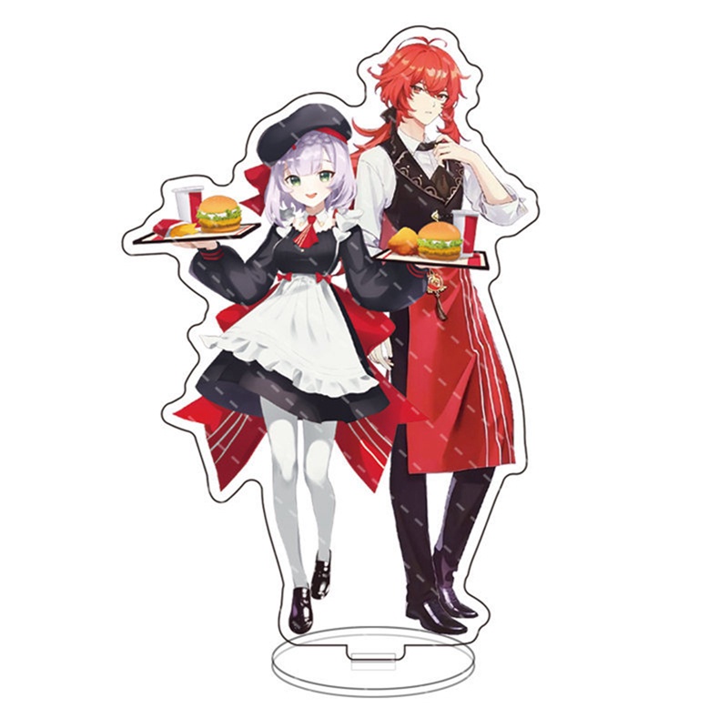 Fed Mô Hình Anime Genshin Va Chạm Bằng Acrylic Dễ Thương Để Bàn Trang Trí Cho Bạn Bè