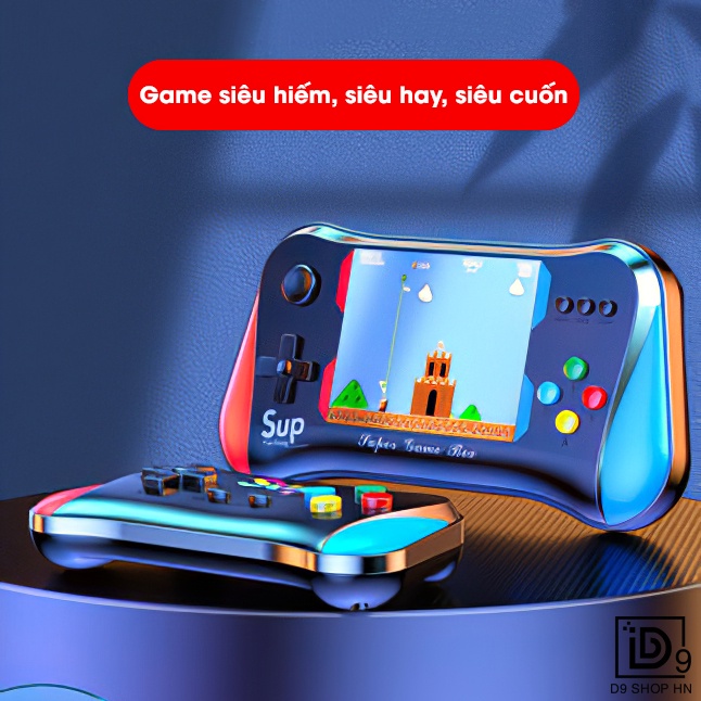 Máy chơi game cầm tay M8 Plus - Màn hình sắc nét - 500 Game hot - Pin cực khủng - New 2022