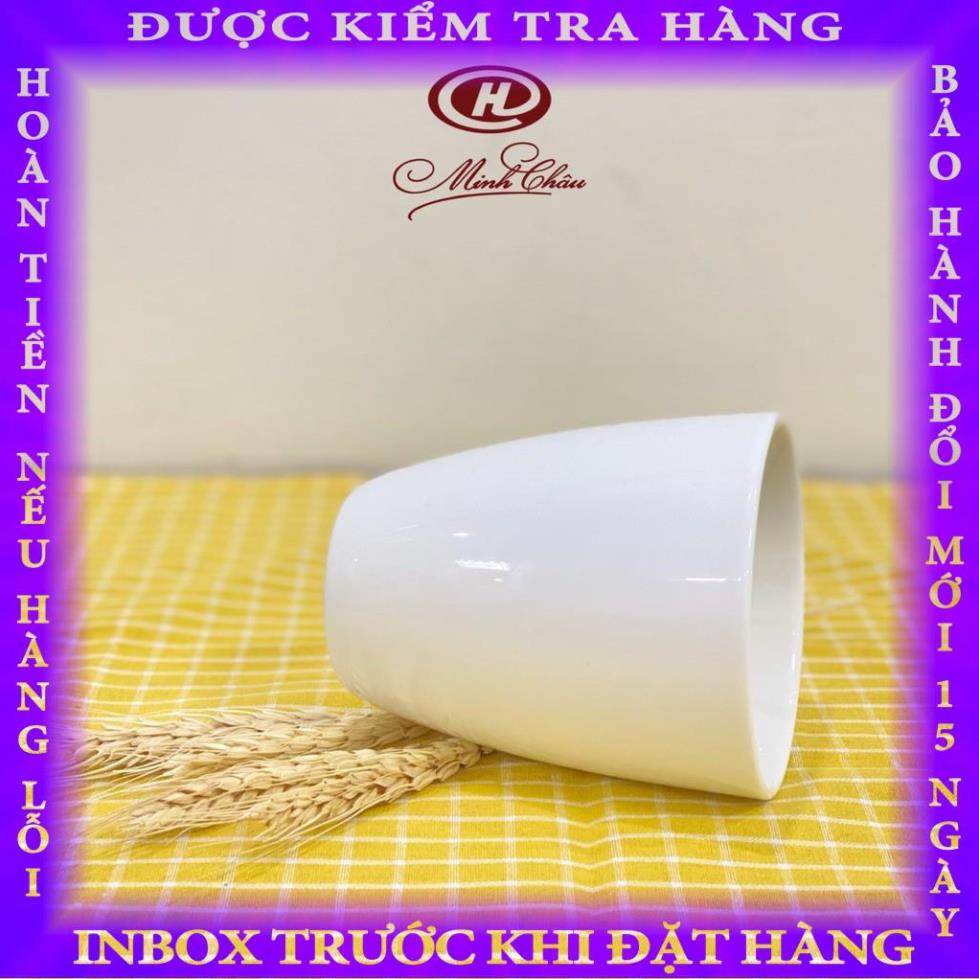 Cốc Nước Sứ Trắng Trơn Không Quai 280ml - CN05 - Sứ Minh Châu phanviet