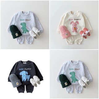 Bộ thu đông dài  tay hình THỎ BEBE, CỪU , khủng long DINO cho bé trai bé gái