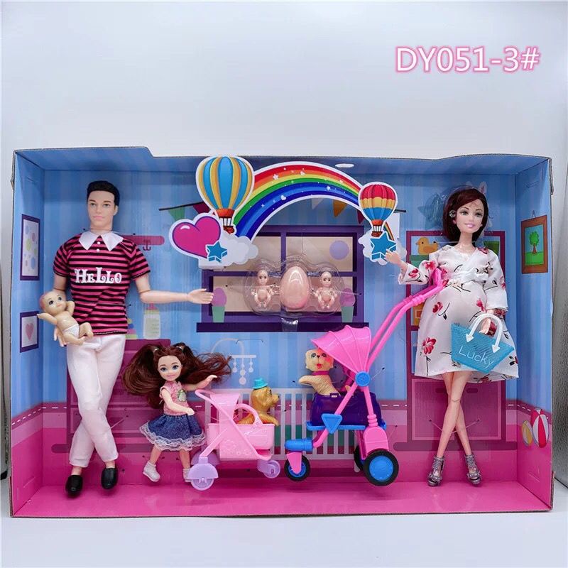 Đồ Chơi Búp Bê Mang Bầu Bằng Nhựa Vinyl Kích Thước 30cm