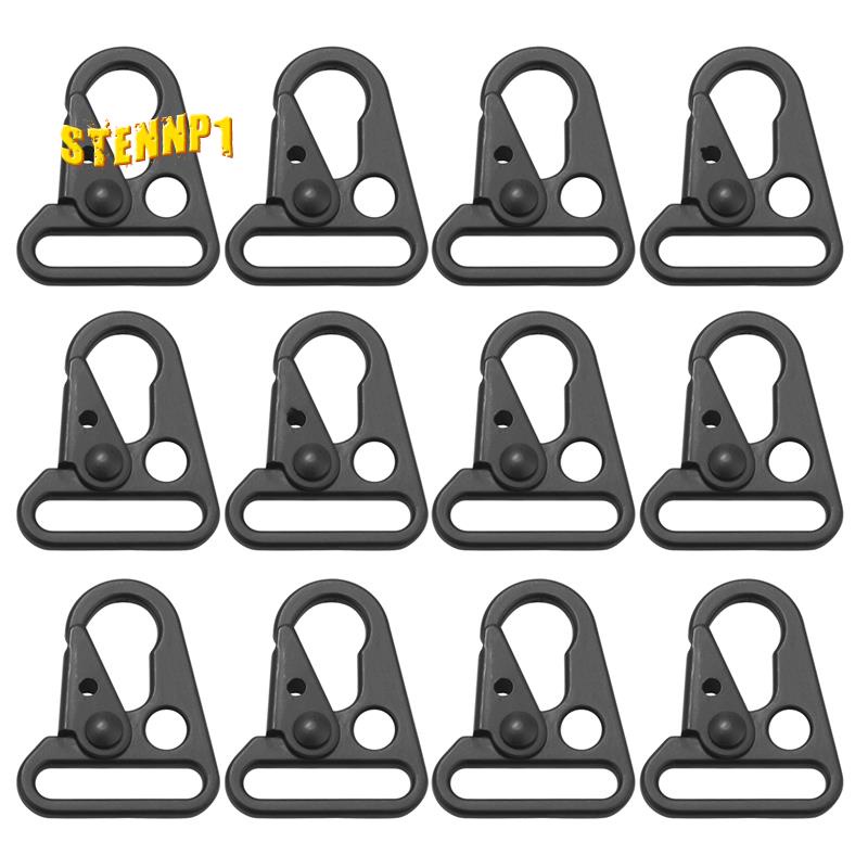 Bộ 12 Móc Khóa Gắn Chìa Khóa Olecranon Màu Đen Phù Hợp Cho Nam Và Nữ Sử Dụng Ngoài Trời Enjoy a Thư Giãn Trip