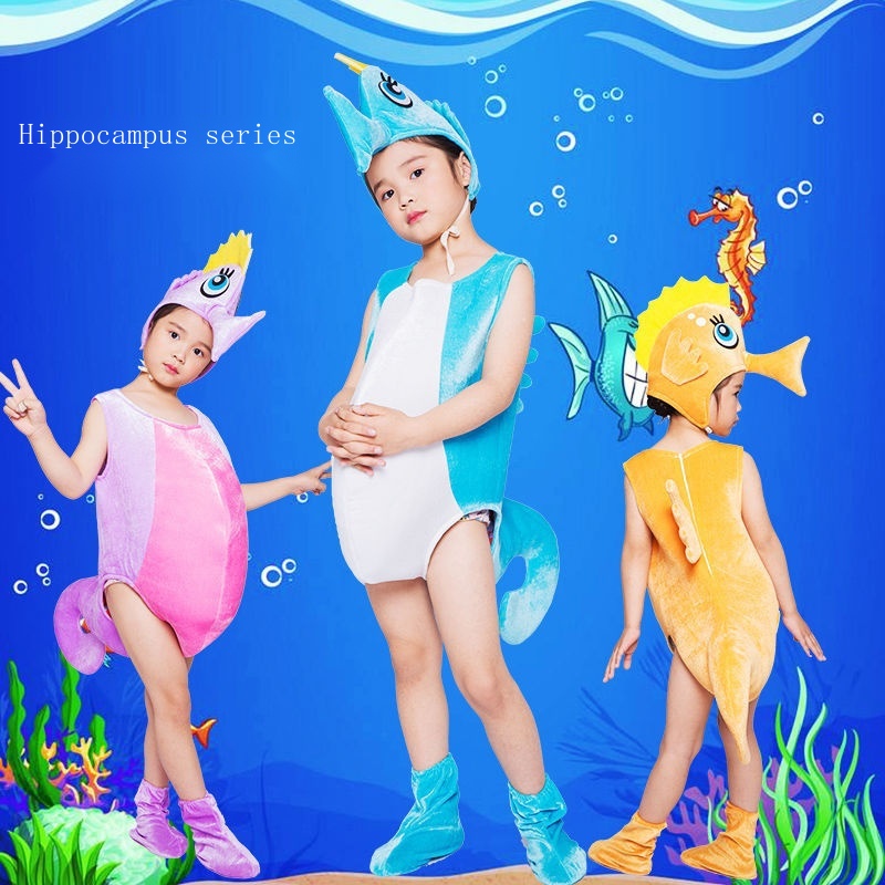 Bộ Đồ Hóa Trang Cá Mập / Sao Biển / Cá Hề / Cá Voi / Sư Tử Biển Dễ Thương Cho Bé