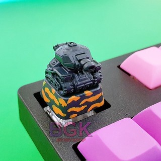 Keycap Lẻ Xe Tăng Tank Panzer V2 Cực đẹp ( Đế Xuyên LED, Keycap bàn phím cơ,keycap resin độc lạ )