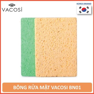 BÔNG NỞ RỬA MẶT VACOSI BN01 (gói 2 miếng)