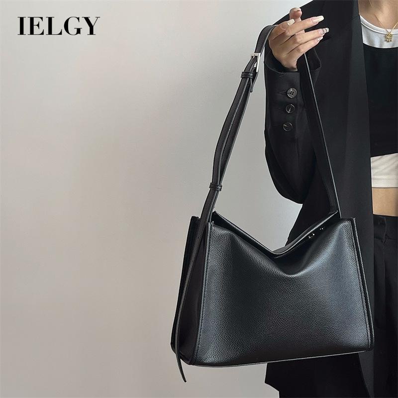 Túi đeo vai IELGY dây bản rộng da mềm mại phong cách đi chơi đơn giản dễ phối đồ dành cho nữ
