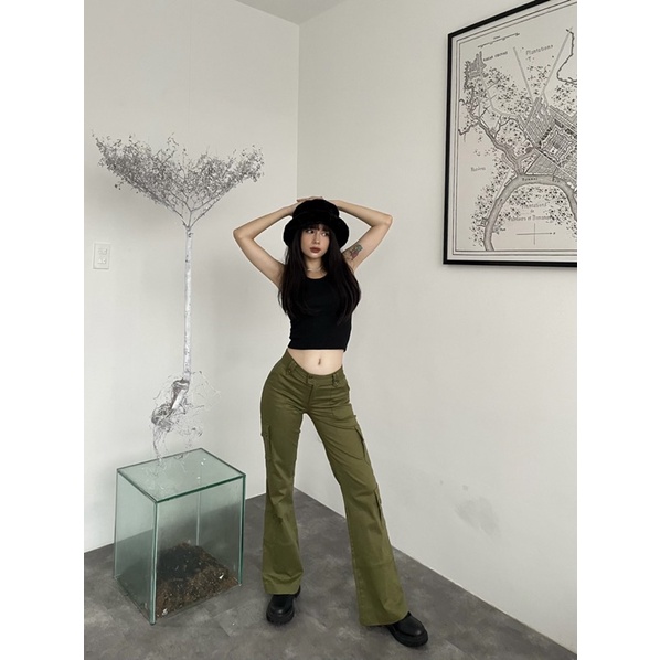 QUẦN KAKI TÚI HỘP ỐNG LOE