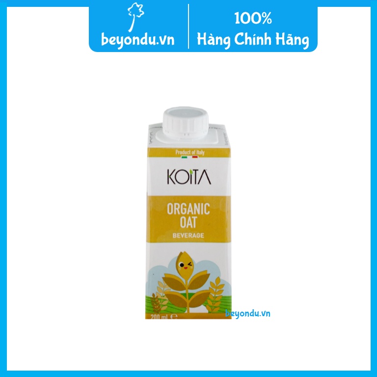 Sữa yến mạch hữu cơ koita 200ml - ảnh sản phẩm 1