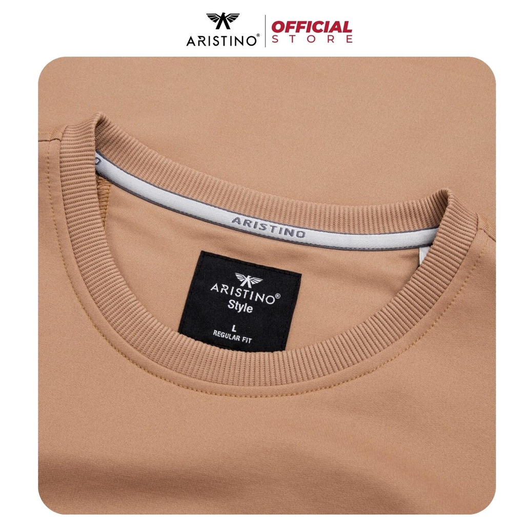 Áo sweater nam ARISTINO ASW011W2 áo nỉ nam dài tay thu đông dày dặn