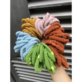 Set 5 cái Cột Tóc Nhiều Màu Sắc Đơn Giản