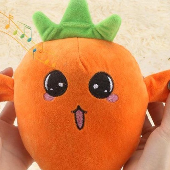 Đồ Chơi Nhồi Bông Hình Trái Chuối Phát Nhạc Cho Bé