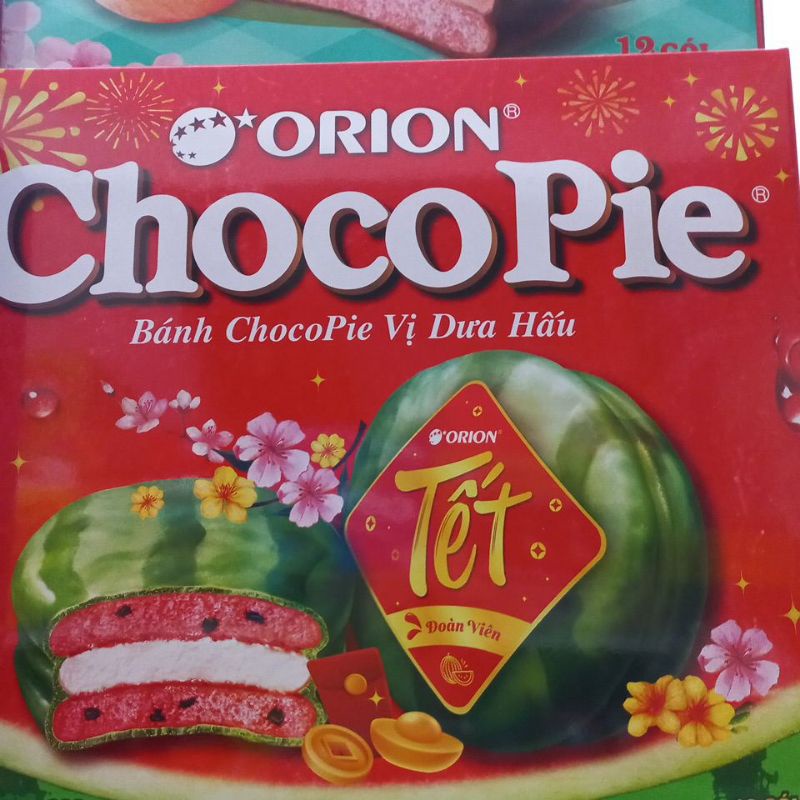 Bánh Chocopie vị dưa hấu 336g