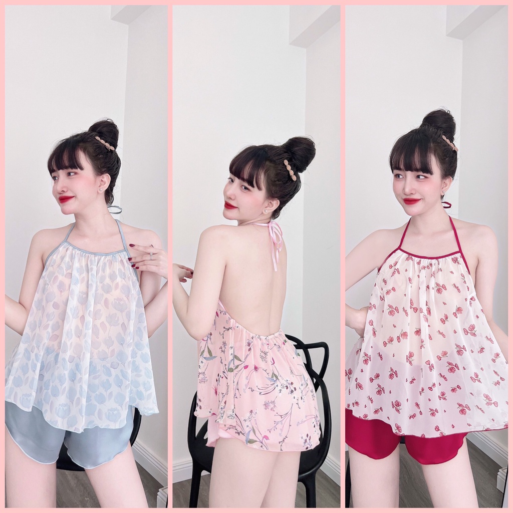 💕💕Yếm Voan💕💕Đồ ngủ yếm chifon voan quyến rũ hot trend💕💕 freesize