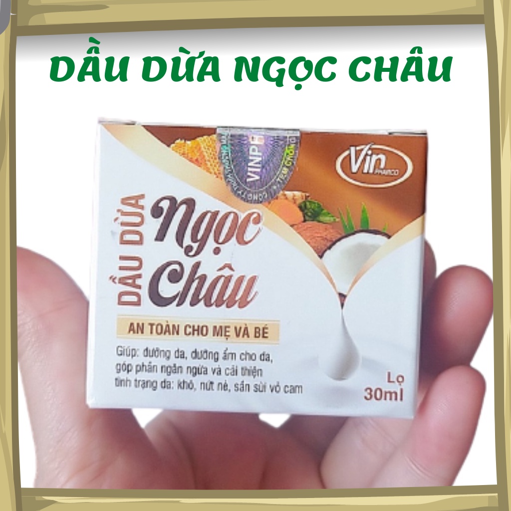 Dầu dừa NGỌC CHÂU giúp làm mềm da , dưỡng da