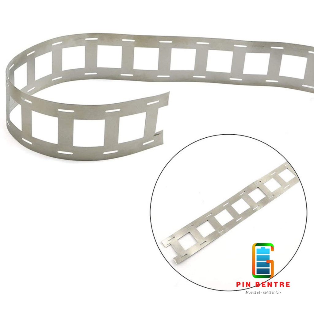 Kẽm đôi hàn cell Pin 18650-21700-26650-32650 kẽm 0.15mm
