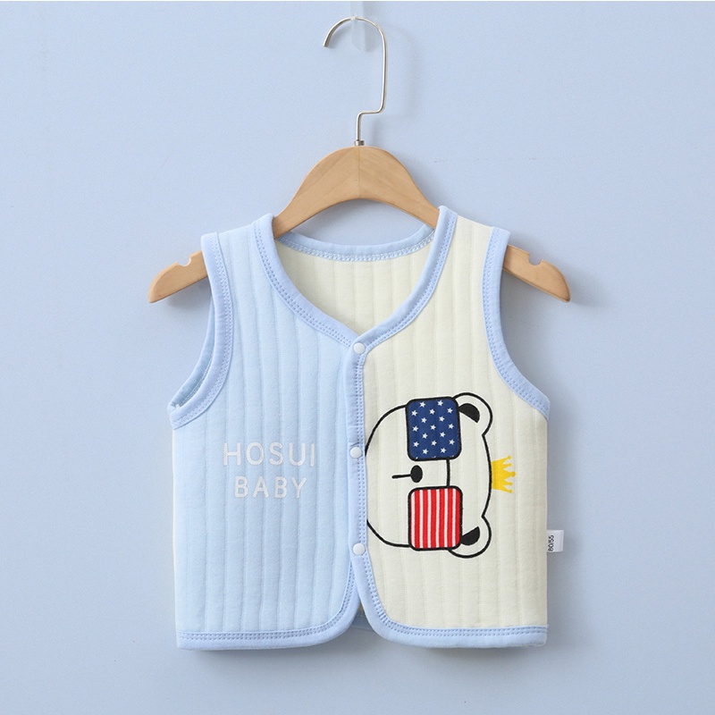 Áo ghi lê trần bông cho bé trai bé gái 7-15kg _ A8