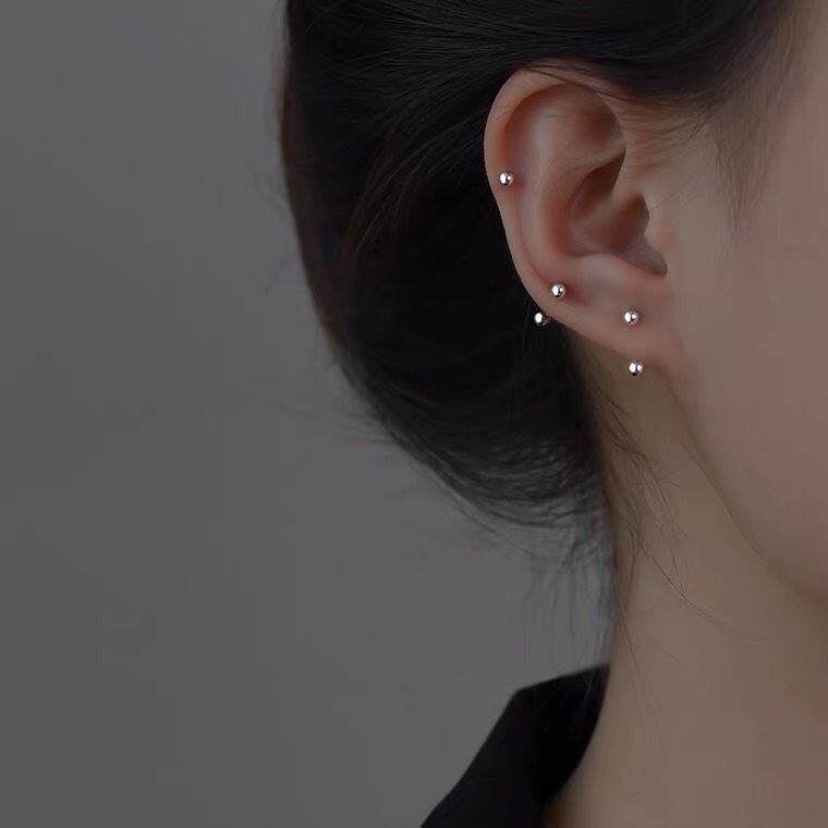 Khuyên Tai Thép Titan Hình Chữ U Phong Cách Hip Hop Cho Nam Nữ