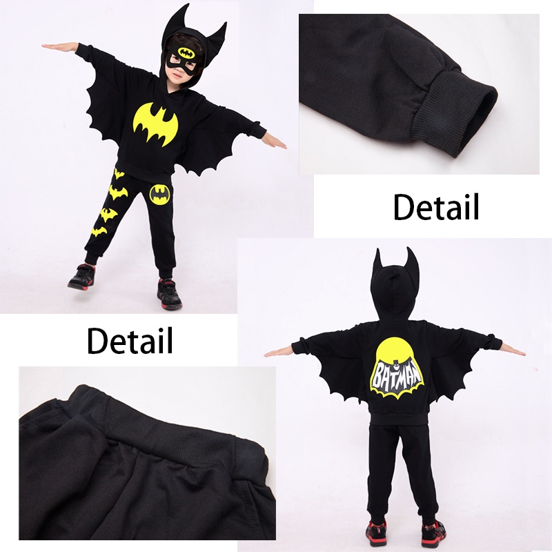 Bộ Đồ Hóa Trang Nhân Vật Siêu Anh Hùng / Dơi Độc Đáo Cho Bé Trai Dịp Halloween