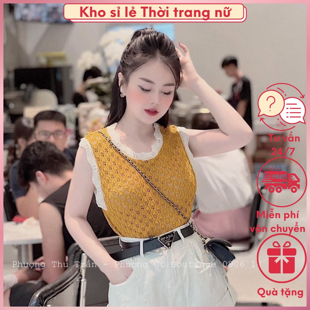 815. ÁO LEN LƯỚI SÁT NÁCH (hàng có sẵn)