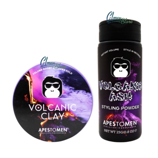Apestomen | Combo tạo kiểu tóc | Volcanic Clay + Volcanic Ash