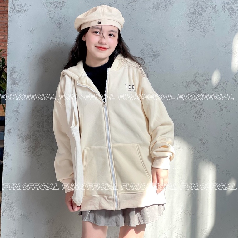 Áo Hoodie Zip Local Brand TEELAB Unisex Basic Kéo Khóa đủ tag