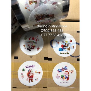 Cuộn màng dán ly NOEL, cuộn màng ép ly, màng ép cốc màng keo ép ly NOEL