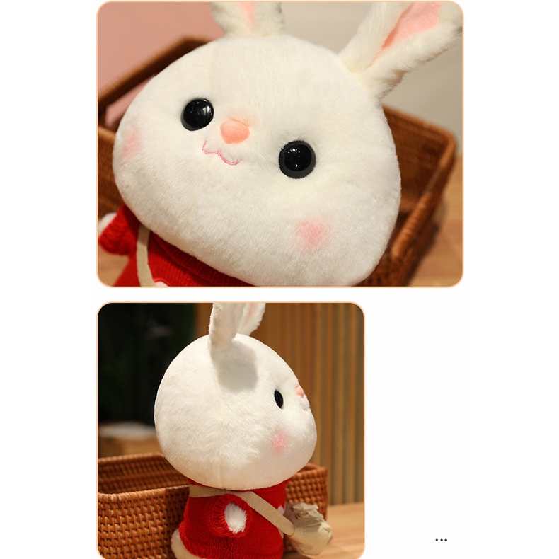 Thú Nhồi Bông Hình Thỏ Tai Dài 30CM Cho Bé
