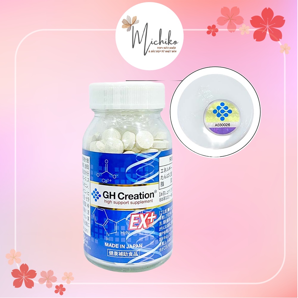 Viên uống hỗ trợ tăng chiều cao GH Creation EX+ 270 viên