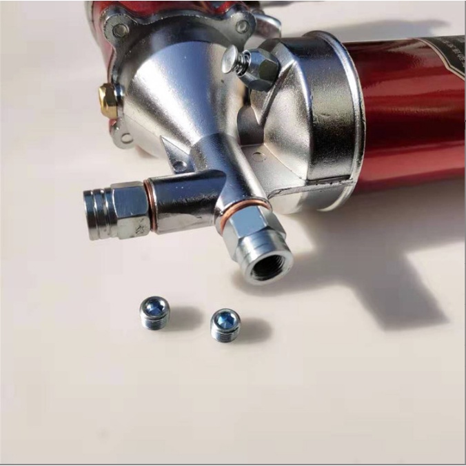 Bơm mỡ hơi cầm tay 900CC chuyên dùng cho mỡ sâu hoặc mỡ nhồi chất liệu thép độ bền cao, áp suất bơm mạnh mẽ