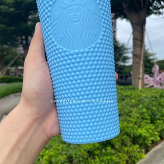 [Chính hãng] Ly Starbucks Studded Matte Blue Sky 710ml
