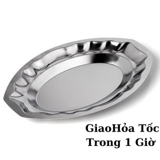 Dĩa bò né 💖𝑭𝑹𝑬𝑬𝑺𝑯𝑰𝑷💖 Đĩa hấp cá - Dĩa Hột Xoài Inox OANHTAFAC Inox 304 cao cấp không gỉ loại dày