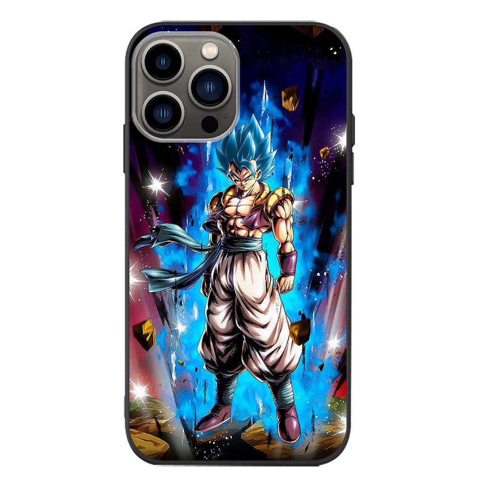 Ốp điện thoại silicone dẻo in hình Goku Dragon ball thích hợp cho iPhone 14/13/12/11 Promax/pro