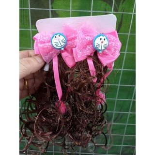 Set 2 kẹp tóc giả nơ siêu yêu cho bé