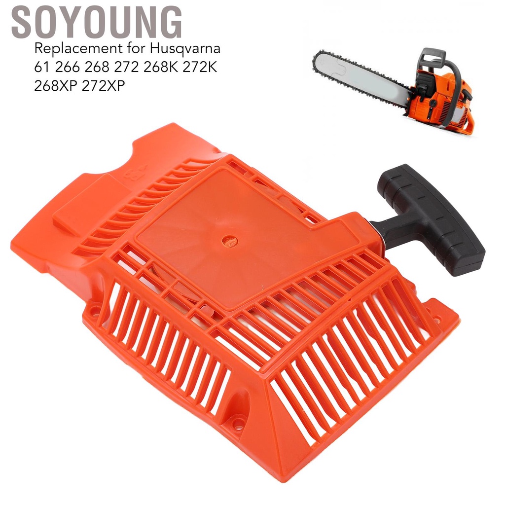 Soyoung Recoil Pull Start Starter 544071604 High Performance Engine Replacement for Husqvarna 61 266 268 272 268K 272K 268XP 272XP