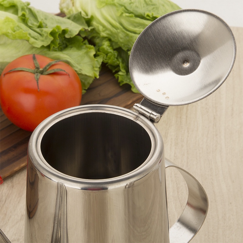 Ấm inox 304 dáng cao dung tích 2 lít cao cấp chuyên đựng trà, cà phê, nước gia vị, nước lẩu nhà hàng"