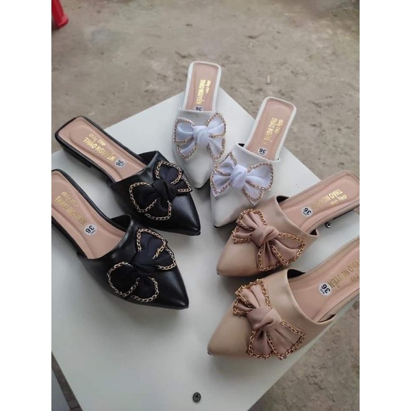 Giày sục nơ xích đẹp có big size