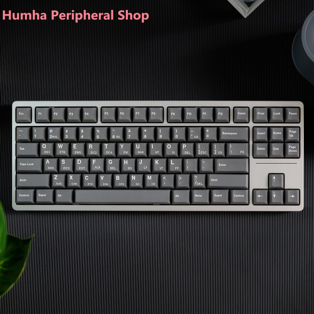 Humha ASCII keycap Chất liệu PBT Nhuộm-Sublimation Cherry profile Bàn phím cơ keycap Cá nhân keycap 