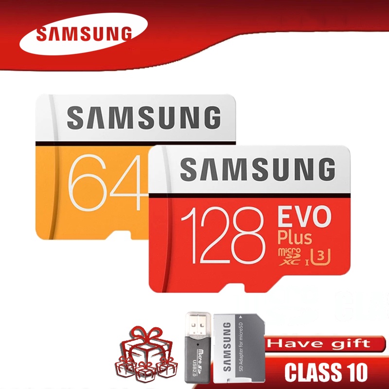 Thẻ Nhớ SAMSUNG EVO PLUS 64GB 128GB 256GB 512GB 1TB Class10 64GB TF 2 Năm Chất Lượng Cao | BigBuy360 - bigbuy360.vn