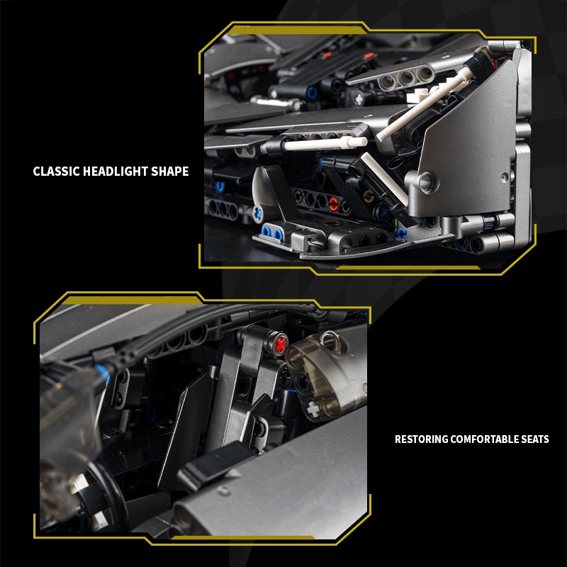 Đồ chơi giáo dục Lắp Ráp mô hình 10246B siêu xe Technic Lamborghinised Terzo Millennio 1:8