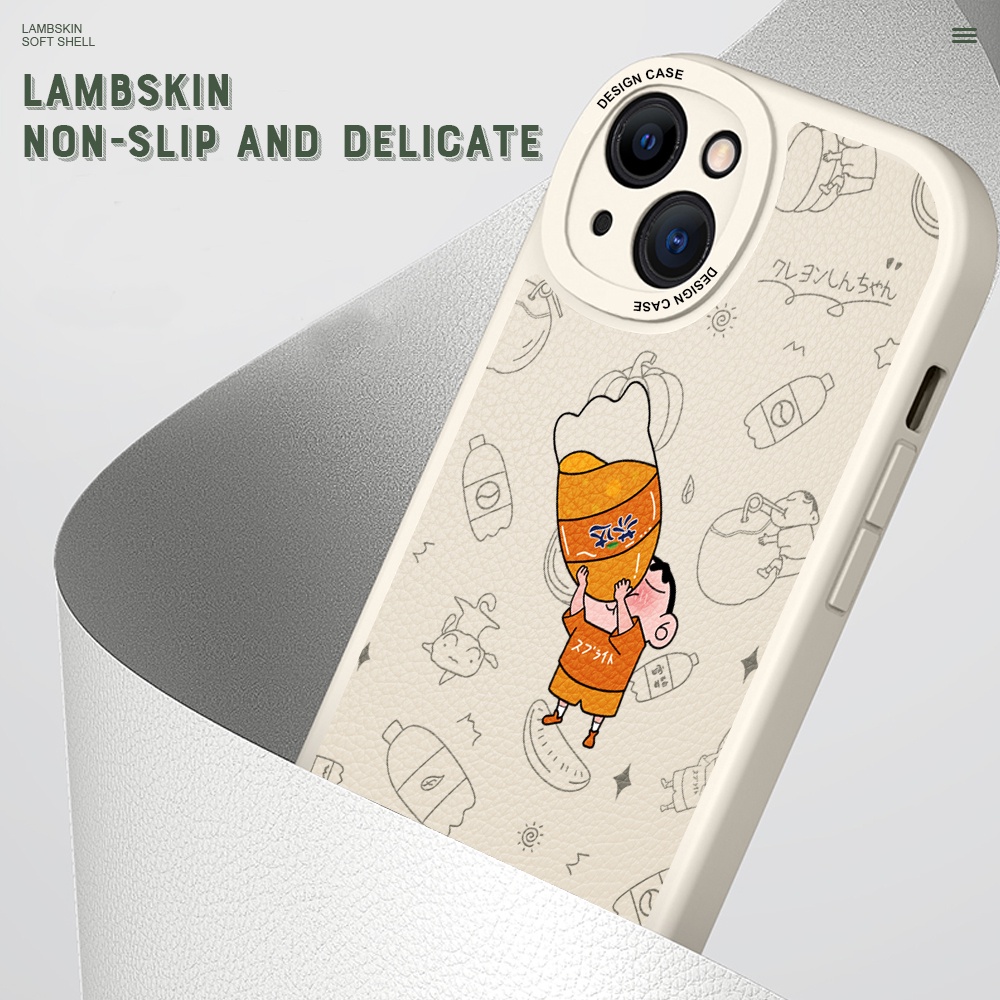 Xiaomi Mi 10 9 8 10T Pro Lite Cho Ốp lưng điện thoại In Hình Lambskin Crayon Shin-chan