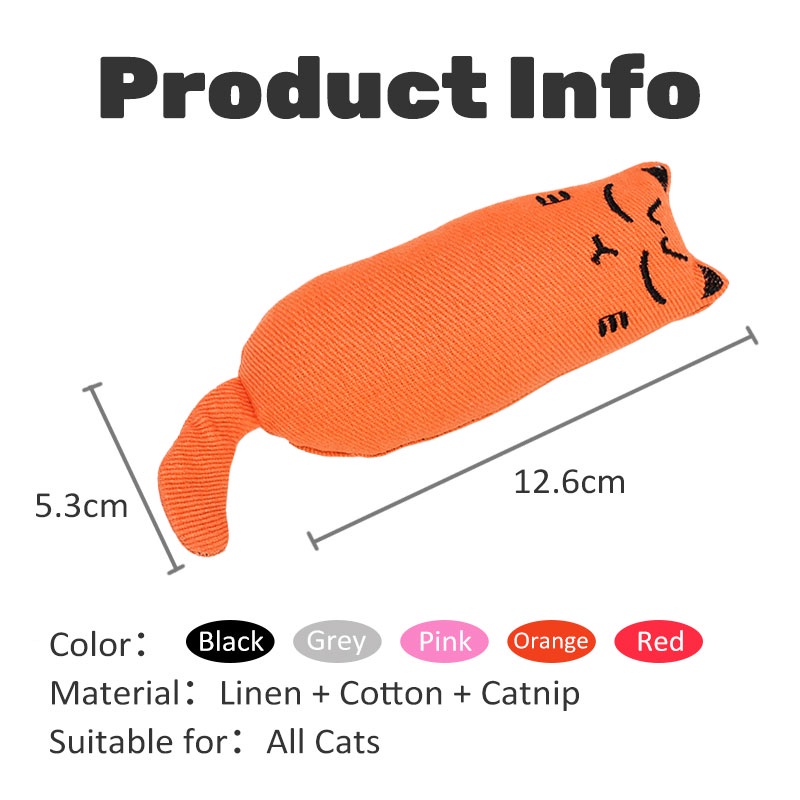 HamshMoc Gối Ôm Nhồi Bông Mềm Mại Hình Chú Mèo Hamsa Đáng Yêu Cho Mèo Cưng