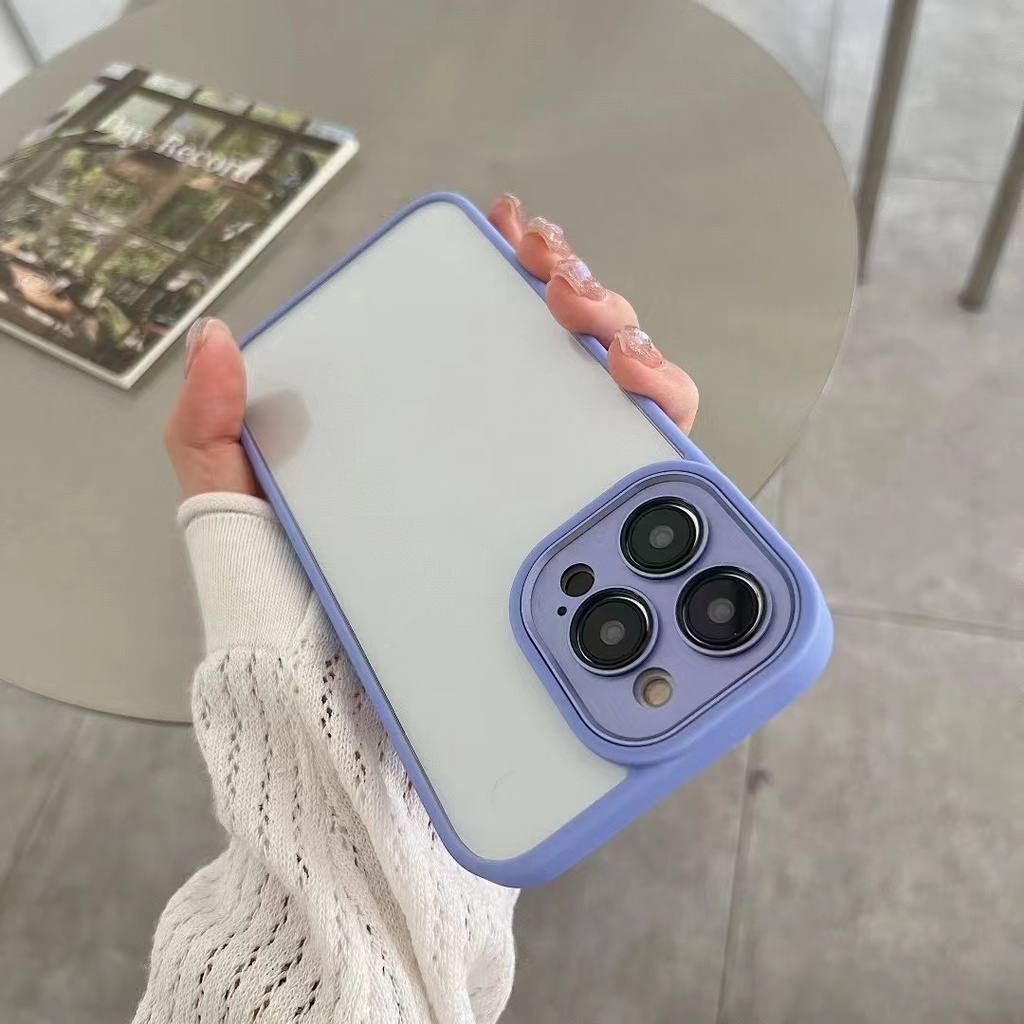 Ốp Điện Thoại iPhone 14 plus 13 12 11 Pro max case ốp lưng điện thoại iphone 14 promax Silicon acrylic Cứng Trong Suốt Chống Sốc Bảo Vệ camera Sang Trọng Cho