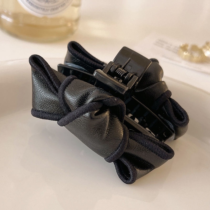 Kẹp Tóc Đuôi Ngựa Chất Liệu Da Cao Cấp Phong Cách Thời Trang 2022