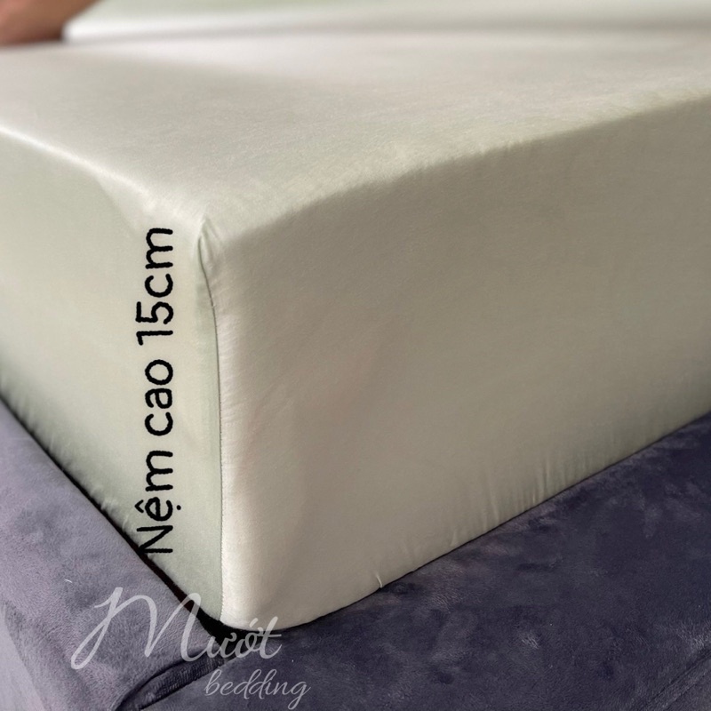 Drap nệm / Ga giường Tencel cao cấp {Size 1,6x2m và 1,8x2m} Mẫu hoạ tiết, bo chun, chất liệu cao cấp, mềm, thoáng mát