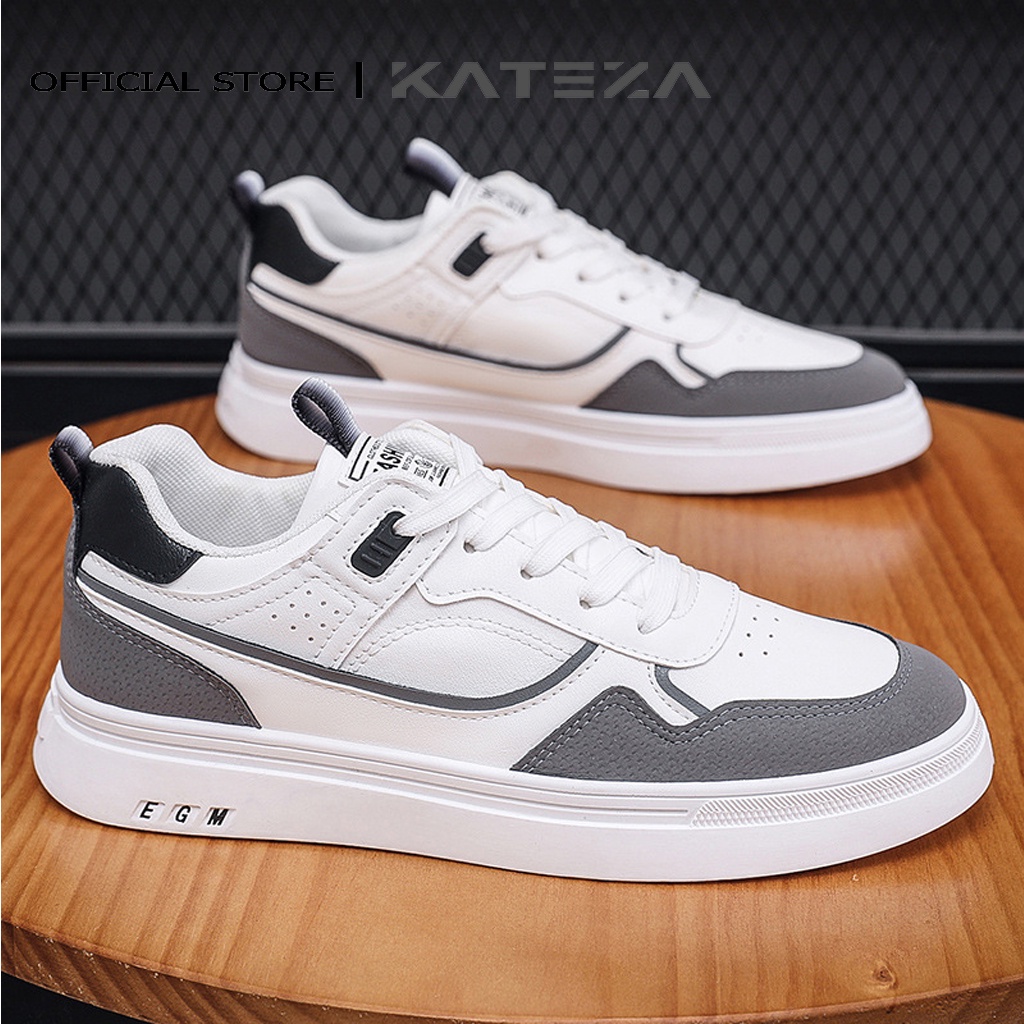 Giày sneaker nam cổ thấp phong cách Hàn Quốc trẻ trung năng động dễ phối đồ, Giày nam KATEZAG49
