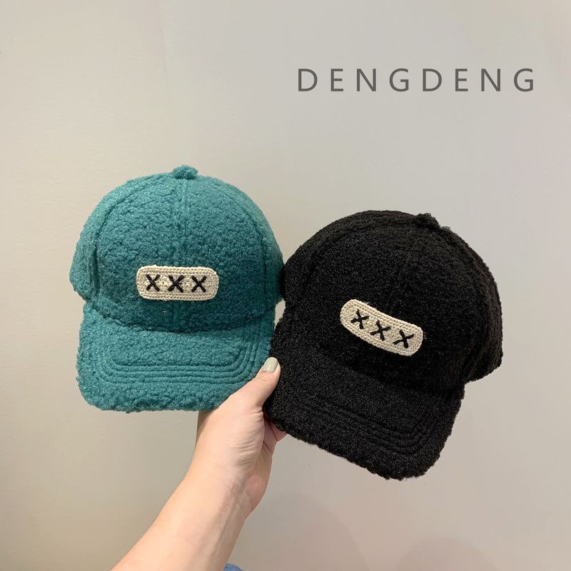 Mũ Lưỡi Trai Chất Liệu Len Lông Cừu Dày Dặn Thời Trang Thu Đông Phong Cách Hàn Quốc Cho Bé