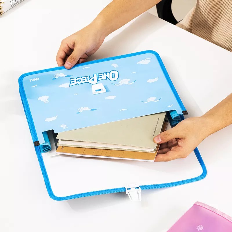 Cặp học sinh deli 2 ngăn One piece  - 1 chiếc - F620