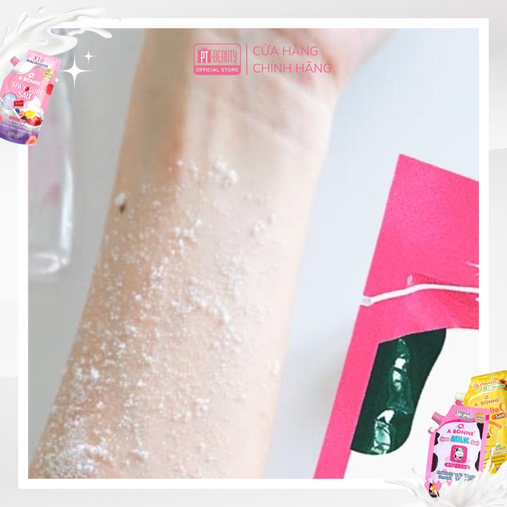 Muối tắm sữa bò tẩy tế bào chết A Bonne Spa Milk Salt Thái Lan 350 gam