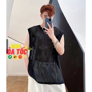 Áo Tank Top Lưới 3 lỗ phong cách sexy, phóng khoáng